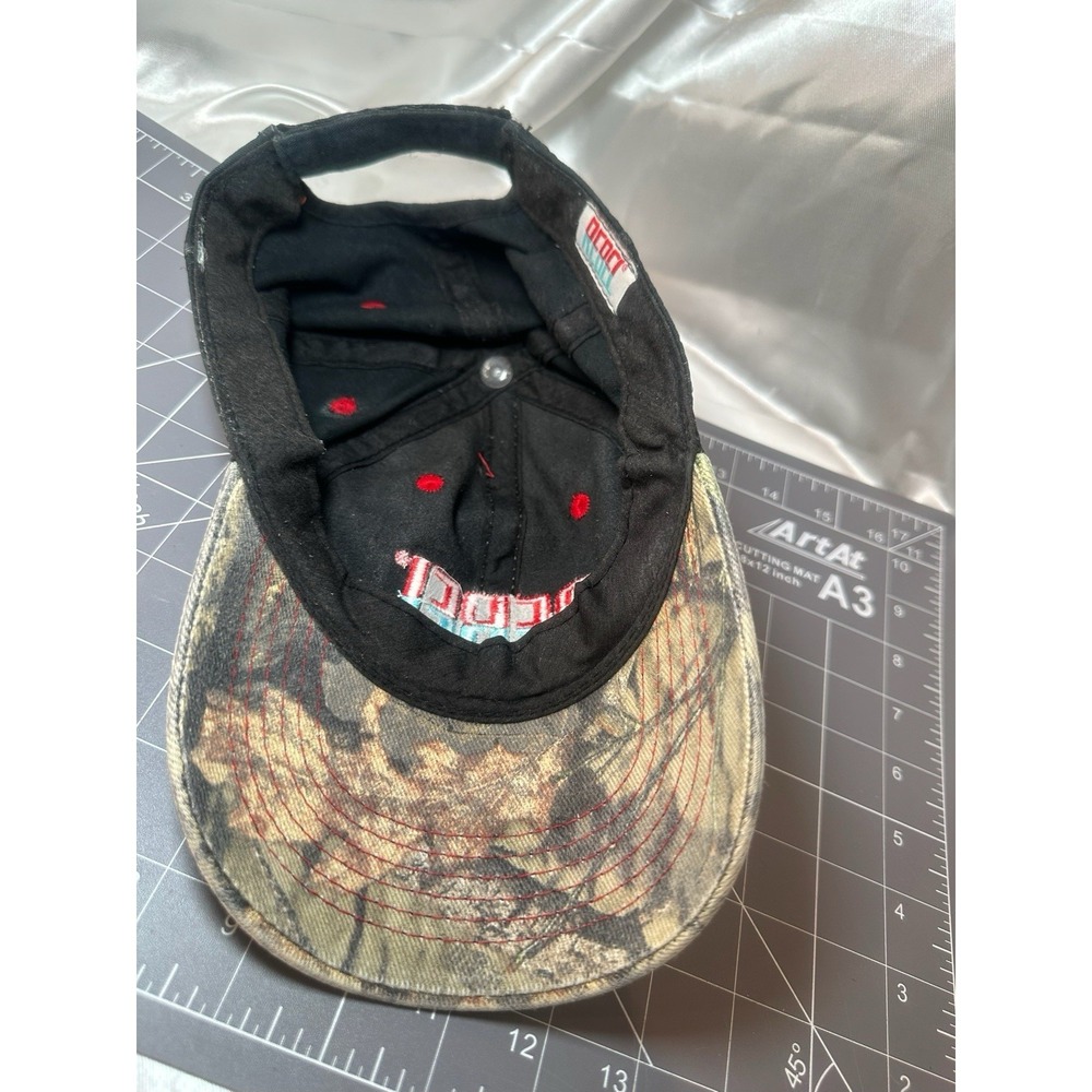 REBEL Lures Baseball Cap Hat, Adjustable Hook/Loop Back, Camo Mossy Oak - Picture 6 of 6